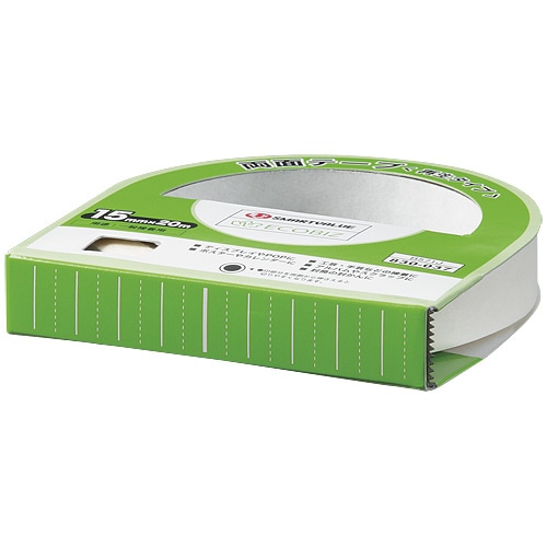 スマートバリュー 両面テープ (再生タイプ) 15mm×20m B571J 1個（ご注文単位1個）【直送品】