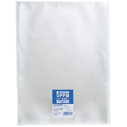 スマートバリュー OPP袋 (シールなし) B4 100枚 B625J-B4 1パック（ご注文単位1パック）【直送品】