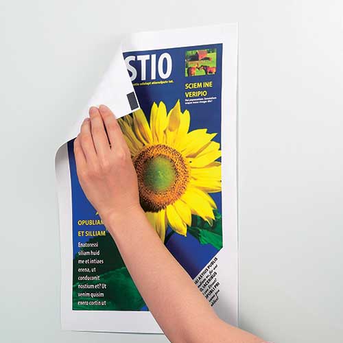 スマートバリュー マグネットシート粘着カット B645J 1枚(ご注文単位1枚)【直送品】