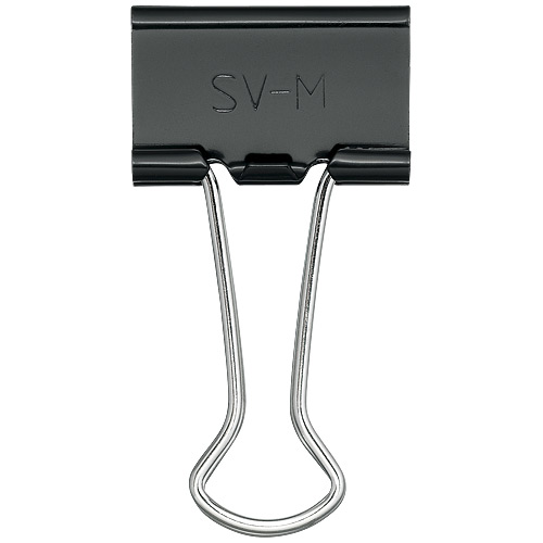 スマートバリュー ダブルクリップ 中 100個 B751J-M100 1箱(ご注文単位1箱)【直送品】