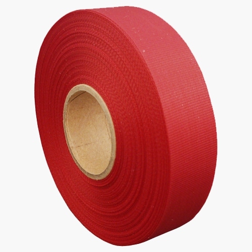 スマートバリュー カラーリボン 赤 12mm*25m B812J-RD 1巻(ご注文単位1巻)【直送品】