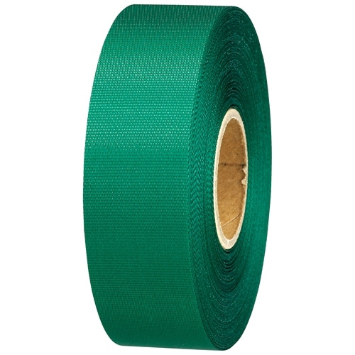 スマートバリュー カラーリボン 緑 24mm*25m B824J-GR 1巻(ご注文単位1巻)【直送品】