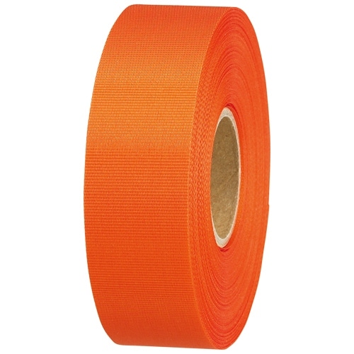 スマートバリュー カラーリボン オレンジ 24mm*25m B824J-OR 1巻(ご注文単位1巻)【直送品】