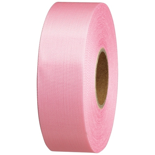 スマートバリュー カラーリボン ピンク 24mm*25m B824J-PK 1巻(ご注文単位1巻)【直送品】