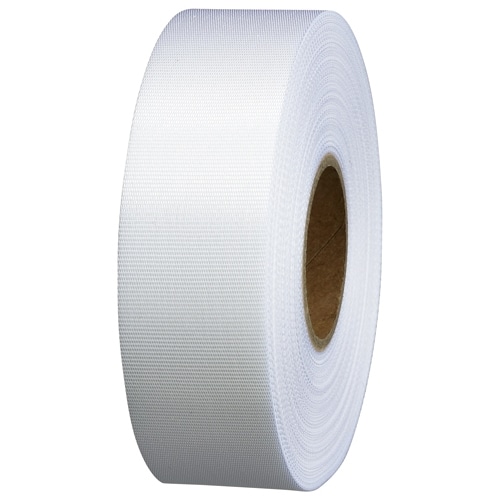 スマートバリュー カラーリボン 白 24mm*25m 10個 B824J-WH10 1パック(ご注文単位1パック)【直送品】