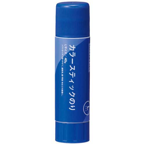 スマートバリュー カラースティックのり L 40g 10本 B845J-L10 1箱（ご注文単位1箱）【直送品】