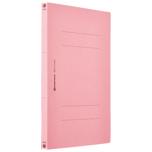スマートバリュー フラットファイル A4S 桃 10冊 D017J-PK 1パック(ご注文単位1パック)【直送品】