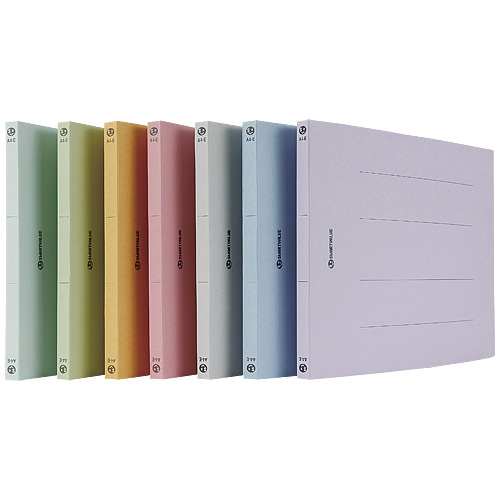 スマートバリュー フラットファイル A4E 桃 120冊 D018J-12PK 1箱（ご注文単位1箱）【直送品】