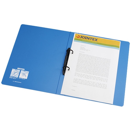 スマートバリュー リング式ファイル D030J-SB10 スカイB10冊 1箱(ご注文単位1箱)【直送品】