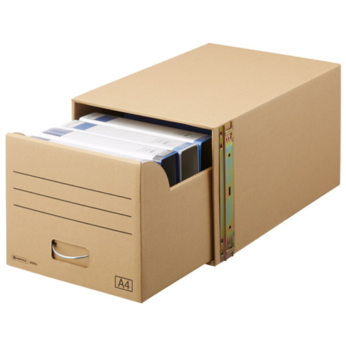 スマートバリュー 書類保存キャビネット A4判用 10個 D089J-10 1箱（ご注文単位1箱）【直送品】