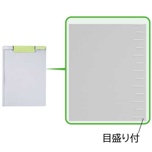 スマートバリュー クリップボード A4 タテ ブルー D146J-BL 1枚(ご注文単位1枚)【直送品】