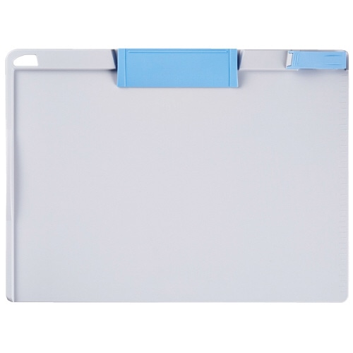 スマートバリュー クリップボード A4 ヨコ ブルー D148J-BL 1枚（ご注文単位1枚）【直送品】