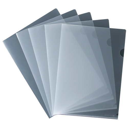 スマートバリュー クリアーホルダー A4 乳白 600枚 D400J-6 1箱（ご注文単位1箱）【直送品】