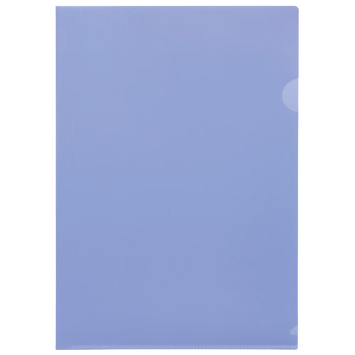 スマートバリュー Hカラーホルダー A4 紫 100枚 D610J-10VL 1パック（ご注文単位1パック）【直送品】