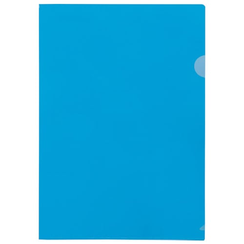 スマートバリュー Hカラーホルダー A4 青 10枚 D610J-BL 1パック（ご注文単位1パック）【直送品】