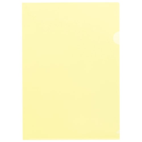 スマートバリュー Hカラーホルダー A4 黄 10枚 D610J-YL 1パック（ご注文単位1パック）【直送品】