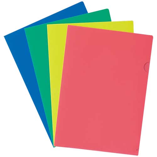 スマートバリュー カラーホルダー A4 MX 200枚 D611J-10MX 1パック（ご注文単位1パック）【直送品】