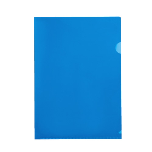 スマートバリュー カラーホルダー A4 青 20枚 D611J-BL 1パック（ご注文単位1パック）【直送品】