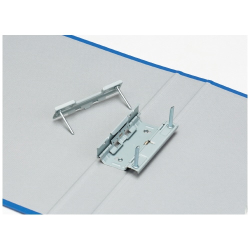 スマートバリュー パイプ式ファイル 片開き 青 10冊 D628J-10 1箱(ご注文単位1箱)【直送品】