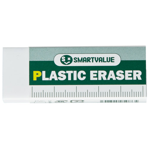 スマートバリュー 消しゴム 大 30個 H030J-L-30P 1箱(ご注文単位1箱)【直送品】