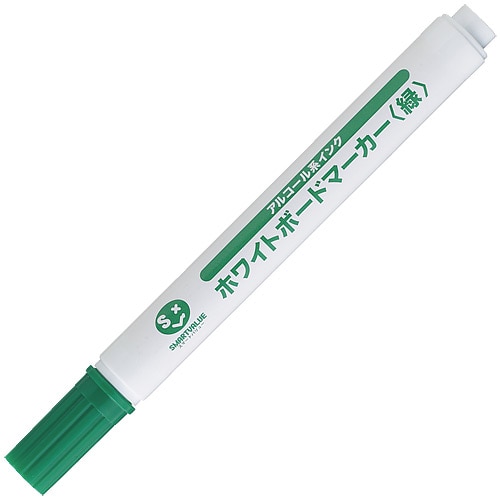 スマートバリュー ボードマーカーE 中字 緑 48本 H036J-GR-48 1セット（ご注文単位1セット）【直送品】