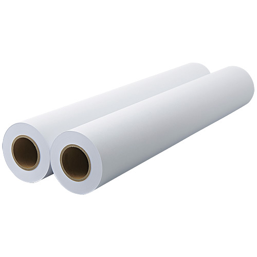 スマートバリュー プロッタ用紙トレペ80 594mm幅 2本入 K076J 1箱（ご注文単位1箱）【直送品】