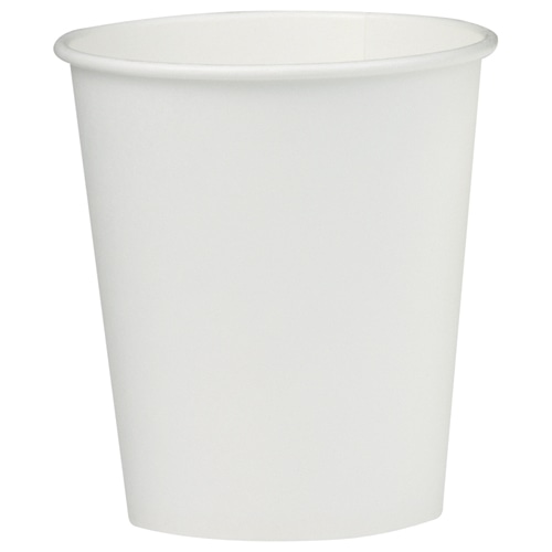 スマートバリュー ホワイト紙カップ 7オンス 2400個 N022J-7-P 1箱（ご注文単位1箱）【直送品】