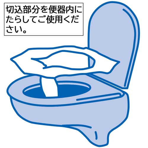 スマートバリュー 便座シートペーパー 100枚 N028J 1パック（ご注文単位1パック）【直送品】