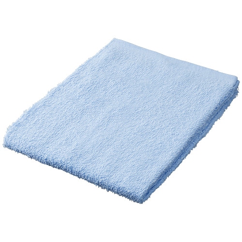 スマートバリュー カラータオル 5枚入 ブルー N108J-BL 1パック（ご注文単位1パック）【直送品】