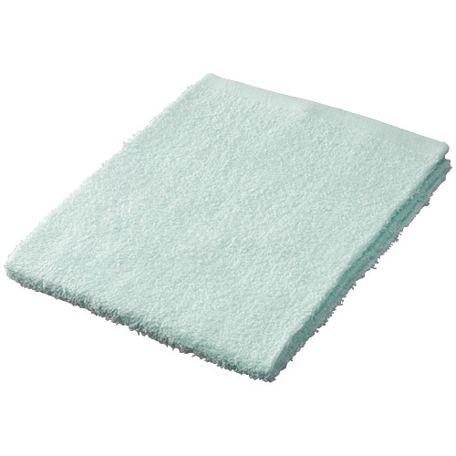 スマートバリュー カラータオル 5枚入 グリーン N108J-GR 1パック（ご注文単位1パック）【直送品】