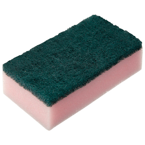 スマートバリュー スポンジタワシ 5個入 N110J 1パック（ご注文単位1パック）【直送品】