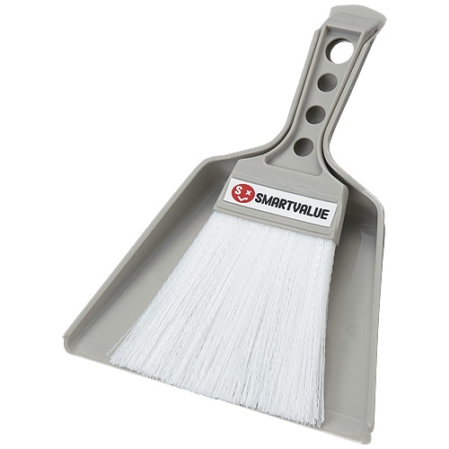 スマートバリュー ミニほうき&チリトリセット N113J-5P 5個/セット(ご注文単位1セット)【直送品】