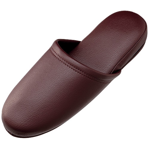 スマートバリュー スリッパ 10足組 ダークワイン N117J-DW 1セット（ご注文単位1セット）【直送品】