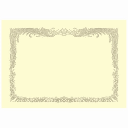 スマートバリュー OA賞状用紙クリーム縦書用 A3 100枚 N148J-10 1箱(ご注文単位1箱)【直送品】