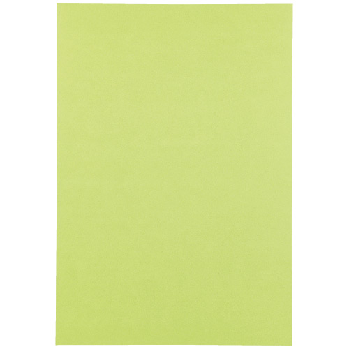 スマートバリュー 色画用紙 4ツ切 10枚 きみどり P144J-12 1冊（ご注文単位1冊）【直送品】