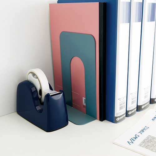 プラス テープカッター TC-301 ネイビー 5台（ご注文単位1セット）【直送品】