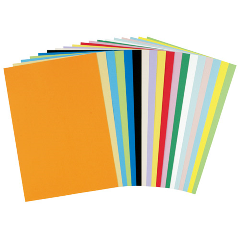 北越コーポレーション やよいカラー 8ツ切100枚 こげちゃ 1個(ご注文単位1個)【直送品】