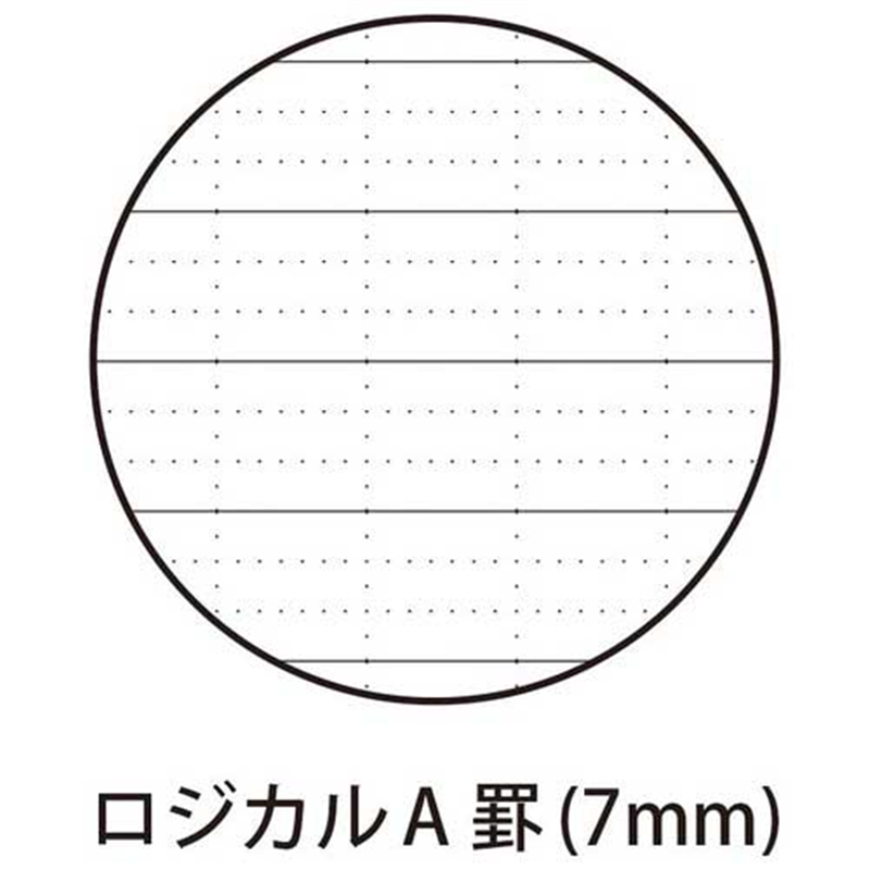 ナカバヤシ ロジカルエアノート 5冊セミB5 A罫 1個（ご注文単位1個）【直送品】