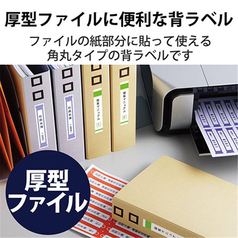 エレコム 背ラベルファイル用A4 14面10枚 EDT-TF14 1個(ご注文単位1個)【直送品】