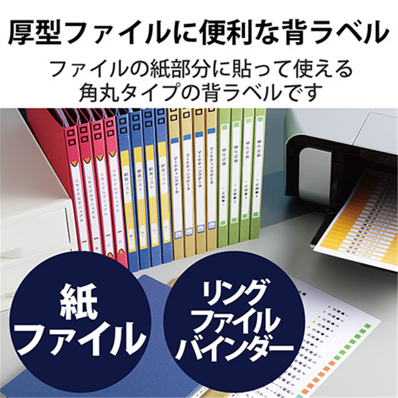 エレコム 背ラベルファイル用A4 19面10枚 EDT-TF19 1個(ご注文単位1個)【直送品】