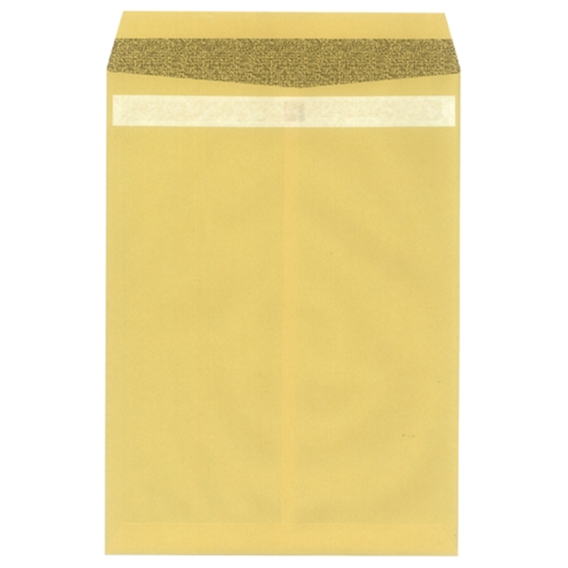 今村紙工 地紋入クラフト封筒 角2 100枚テープ付 1個(ご注文単位1個)【直送品】