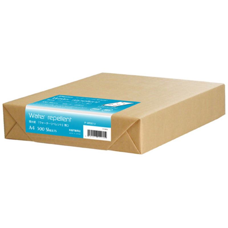 長門屋商店 撥水紙A4薄口500枚 ナ-WR001V 1個（ご注文単位1個）【直送品】