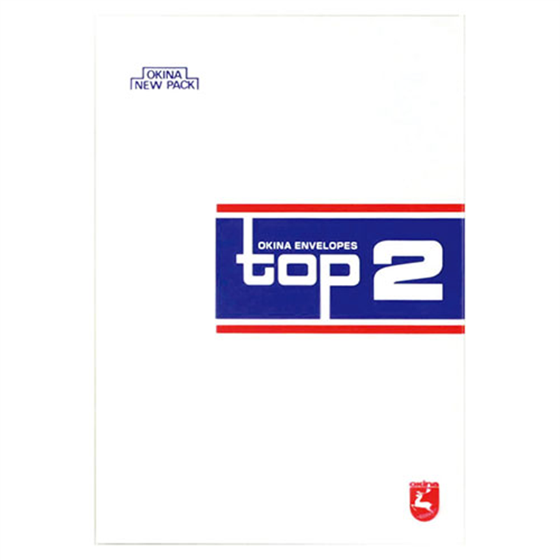 オキナ 洋型封筒 ET2N トップ2 枠なし 10枚 1個（ご注文単位1個）【直送品】