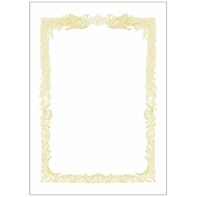 ササガワ 賞状用紙 10-1151 B5 横書 100枚 1個（ご注文単位1個）【直送品】