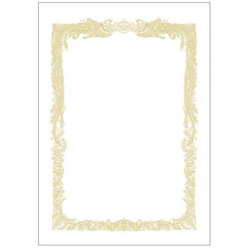 ササガワ 賞状用紙 10-1171 B4 横書 100枚 1個（ご注文単位1個）【直送品】