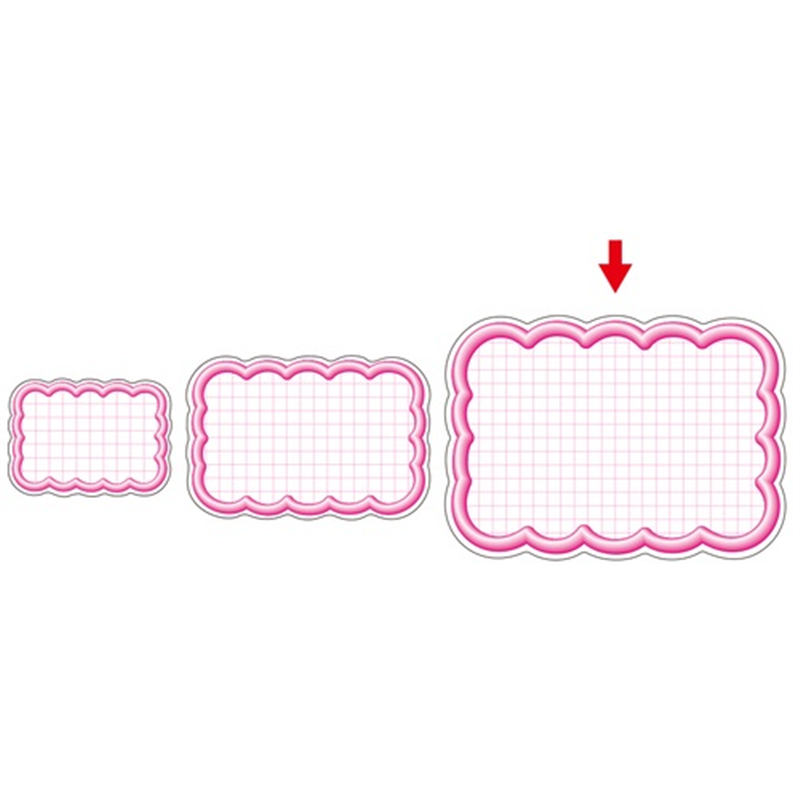 ササガワ 抜型カード 16-4196 雲形大 ピンク 1個(ご注文単位1個)【直送品】