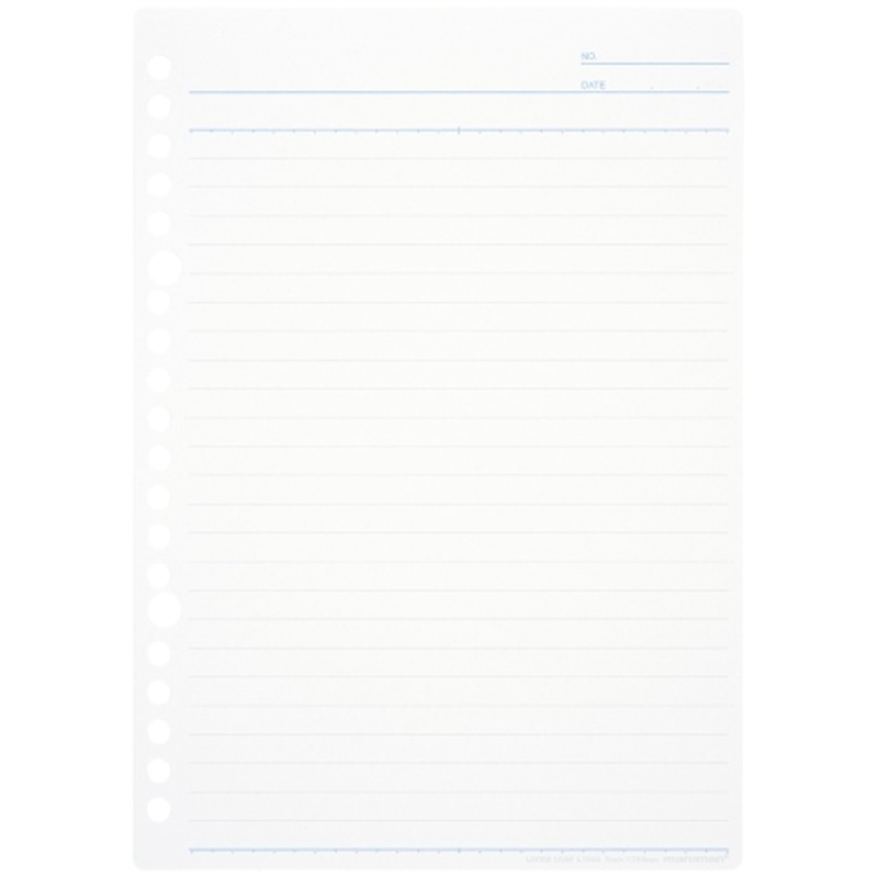 マルマン ルーズリーフ L1300 A5 7mm罫 50枚 1個(ご注文単位1個)【直送品】