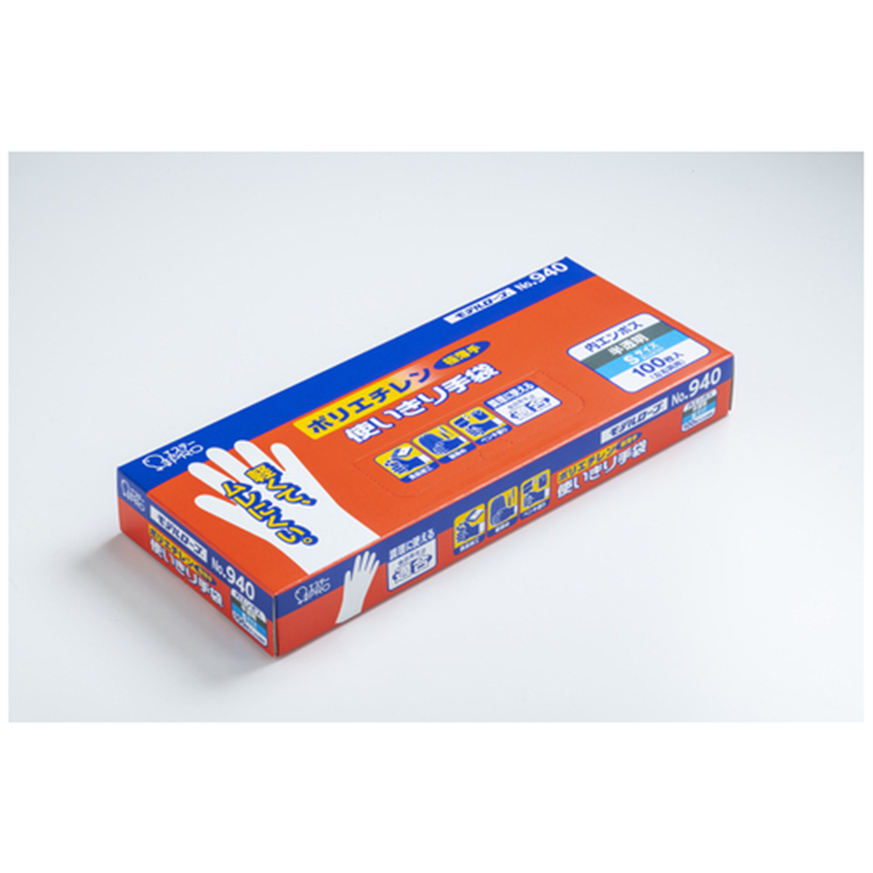 エステー ポリエチレン使いきり手袋 No.940 S 24箱 1個(ご注文単位1個)【直送品】