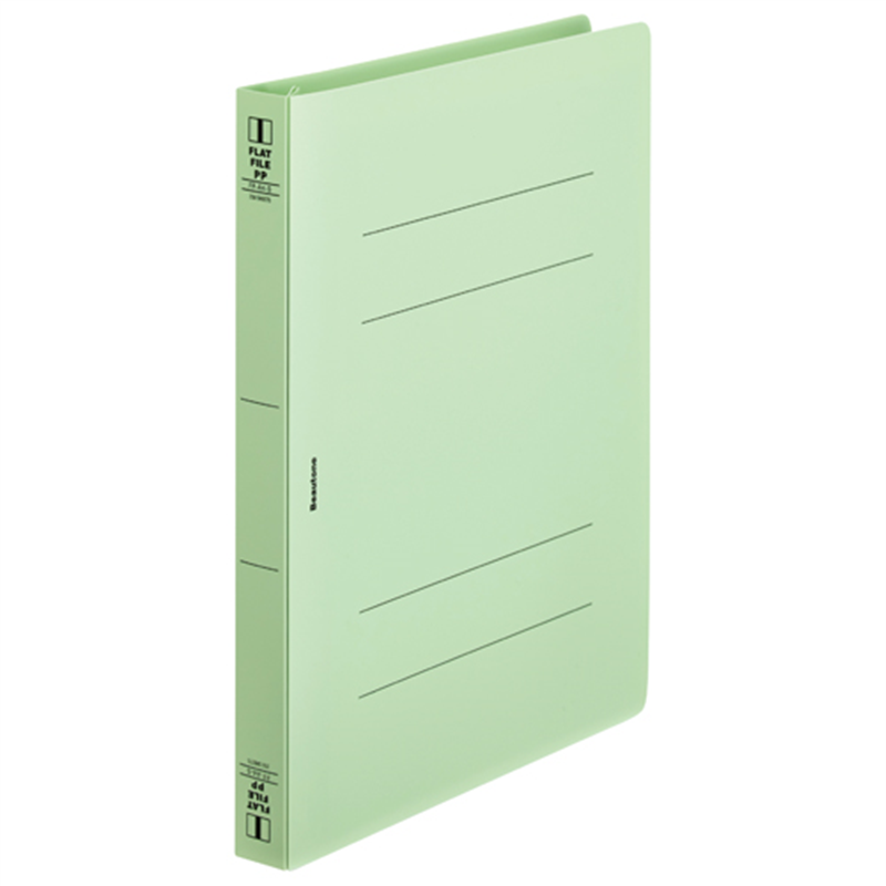 ビュートン フラットF PP 厚とじA4S FF-A4SW-GN 10冊 1個（ご注文単位1個）【直送品】
