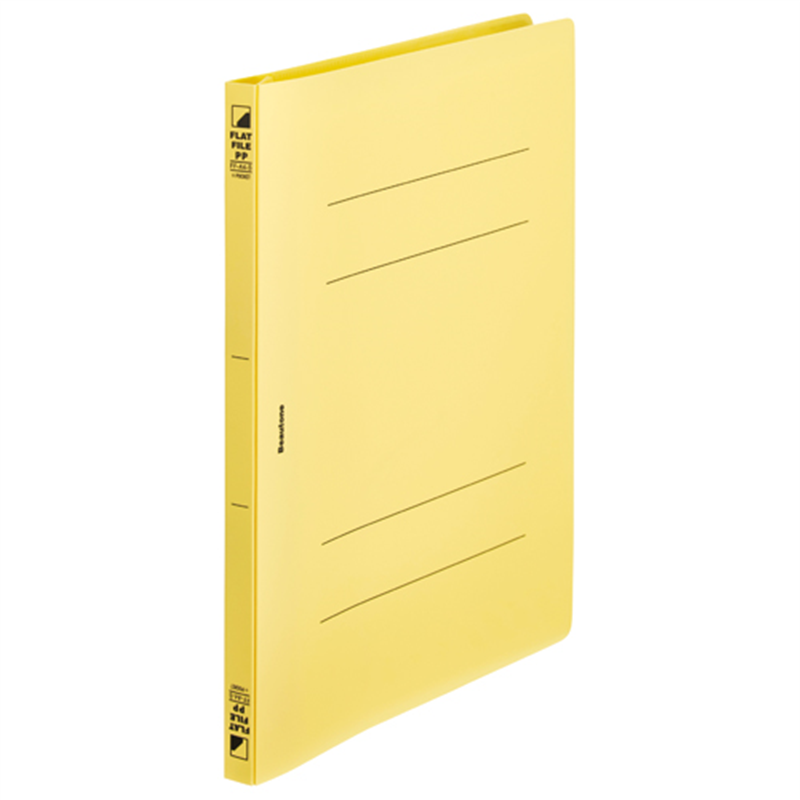 ビュートン フラットF PP ポケットA4S FF-A4SP-Y 10冊 1個（ご注文単位1個）【直送品】